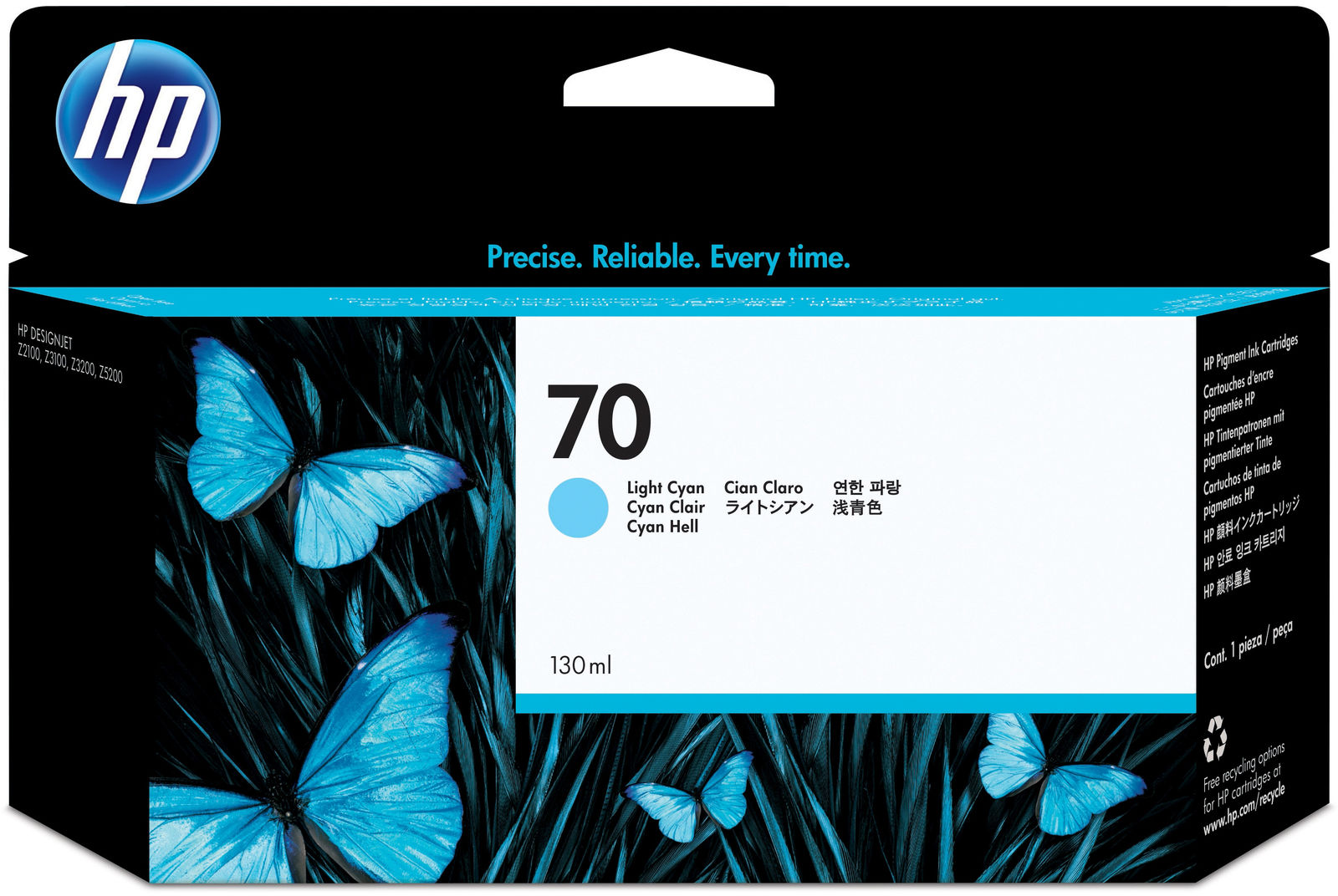 C9390A CARTUCCIA INCHIOSTRO CIANO CHIARO N70 (130ml) 1PZ