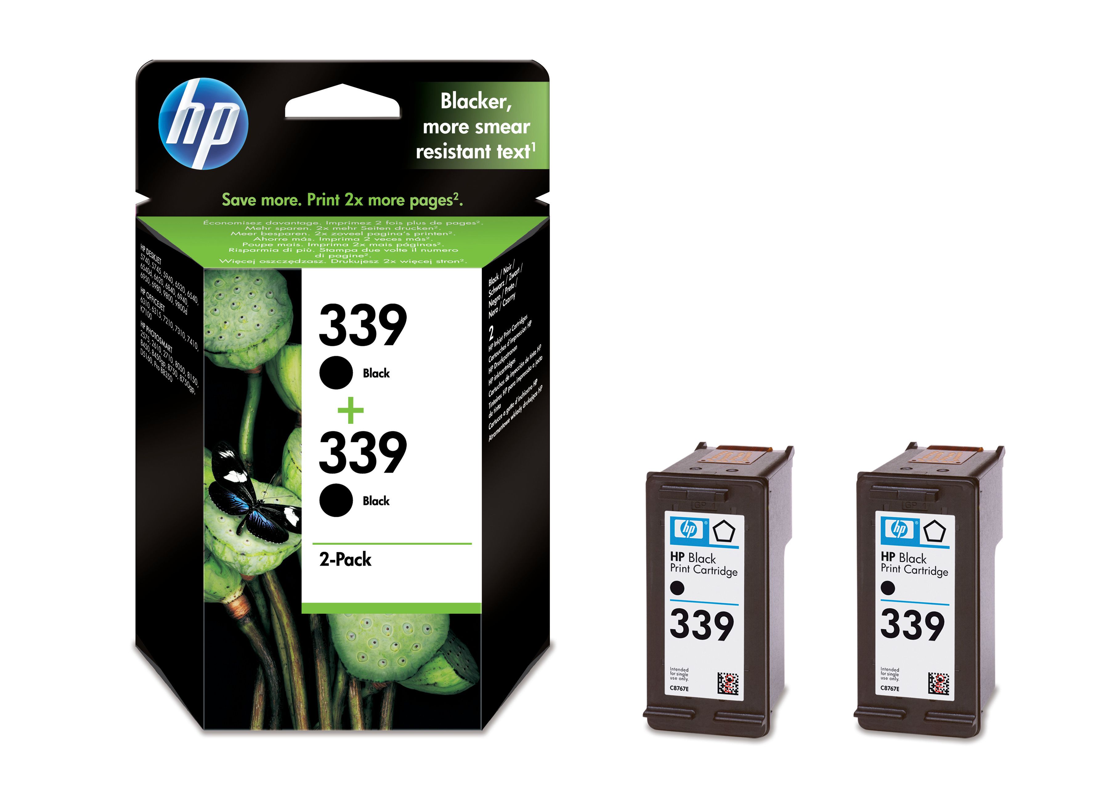 C9504EE CARTUCCE INCHIOSTRO NERO N339 (2 x 860PG) 2PZ